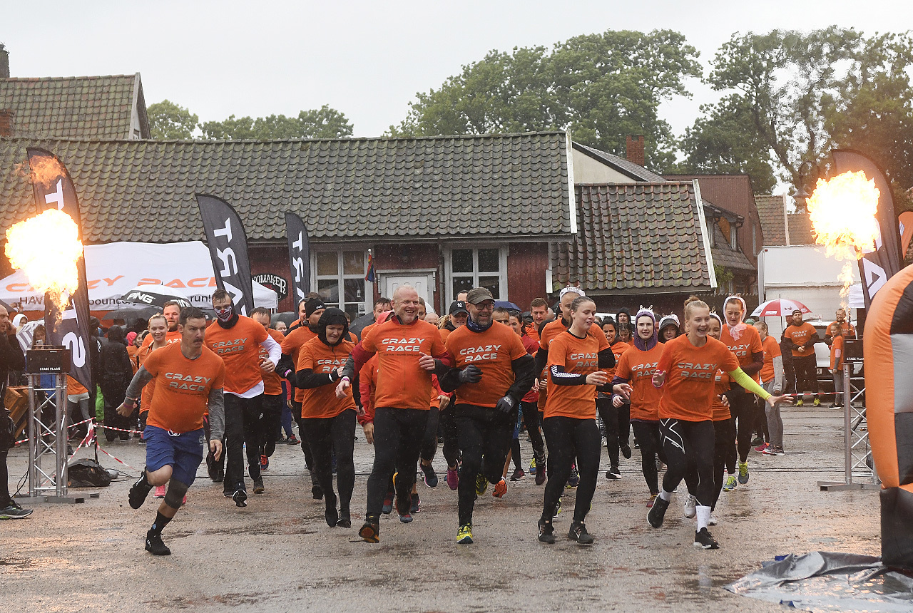 CrazyRace Fredrikstad. Fullstendig uten tidtaking og prestasjonsjag. Kun glede og moro. (Foto: Bjørn Johannessen)