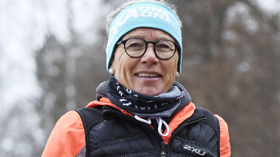 Ingrid Kristiansen er blitt 63 år, men gleden ved å være i bevegelse er fremdeles rikelig til stede. (Foto: Bjørn Johannessen)