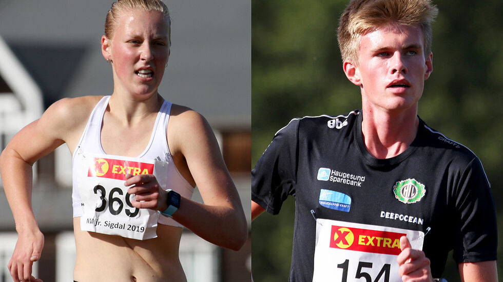 Maren Karlsen Bekkestad og Andreas Pedersen Døske tok NM-titlene i kappgang