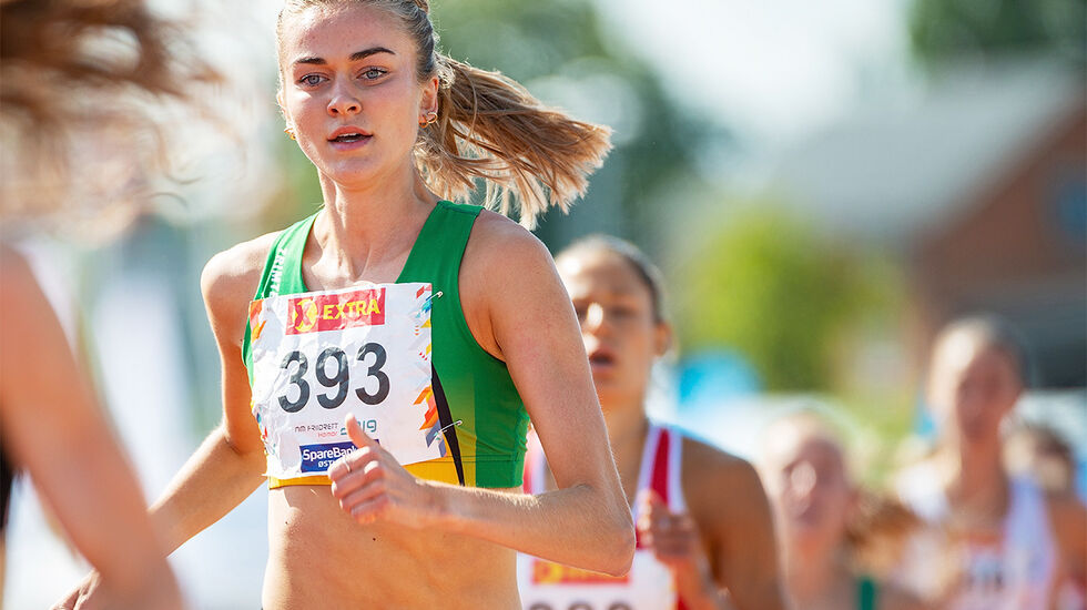 Amalie Sæten senka 1500 m-persen sin med over 2 sekunder. (Arkivfoto: Samuel Hafsahl) 