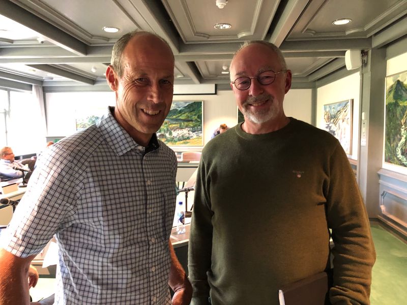 Dagfinn Fløystad og Sigrud Wiberg