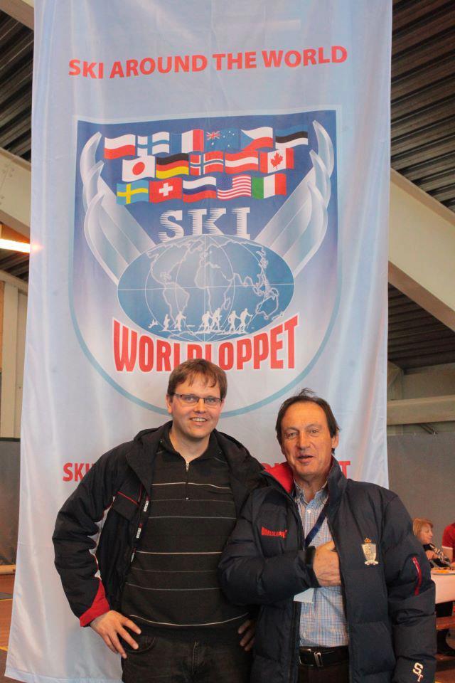 Lars Vagle og Worldloppet lederen  Corradini.jpg