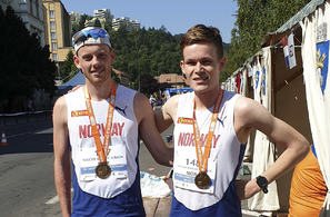 Simen Næss Berge og Magnus Winther Warvik gjorde begge en hederlig VM-debut på 50 km i 2019. (Foto: Kjell Berge)
