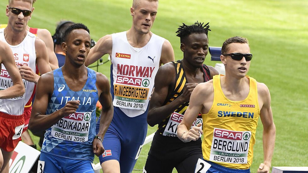 Kalle Berglund er klar til å møte tøff internasjonal motstand under 1500 meteren i Monaco. (Arkivfoto: Bjørn Johannessen) 