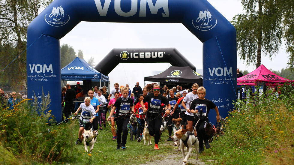 Start for to- og firbente på et tidligere arrangement. (Foto: Dogrun)