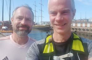En av sommerens få langturer var en planlagt tur med Asbjørn.