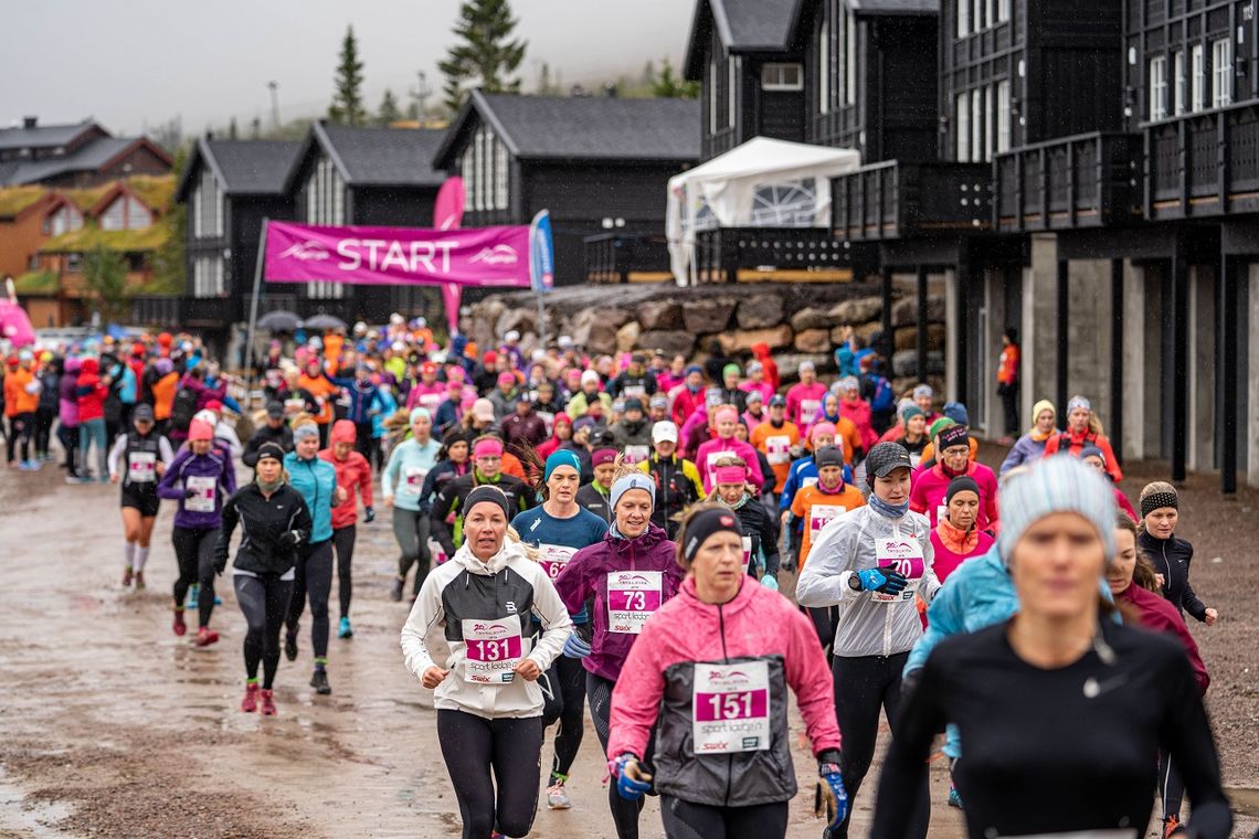 Løpsklassene i Trysilrypa hadde deltakerrekord i år med 290 påmeldte og 242 startende og fullførende på de to distansene 6 og 13 km. (Foto: Jonas Sjögren/Trysil)