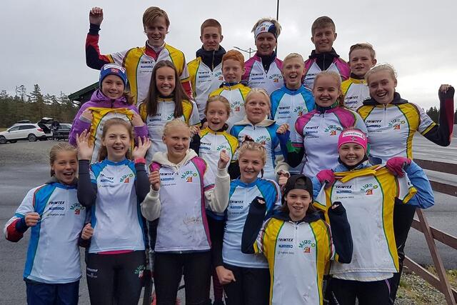 Trøyevinnerne i Nammo-vupen 2019. (Foto: Fanny Horn Birkeland/Mjøs-O)