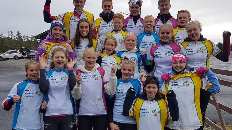 Trøyevinnerne i Nammo-vupen 2019. (Foto: Fanny Horn Birkeland/Mjøs-O)