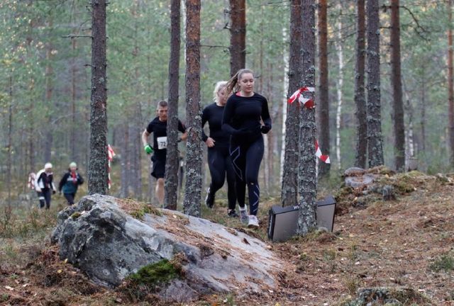 Som i Høst-hinderløpet i fjor er det er selvsagt naturlige hindre i skogen i Forest Run.