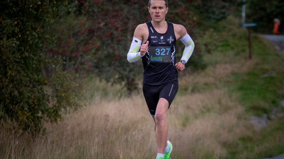 Martin Skei var tilbake etter skadeavbrekk og vant Stordløpet med god margin. Bildet er fra Sandnes Halvmaraton i fjor. (Foto: Diego EscobedoHeart)​