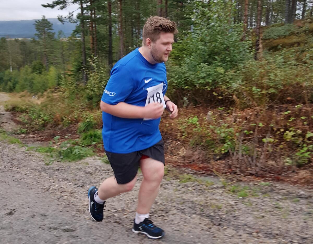 Martin Tinholt på veg mot halvmaraton i Oslo