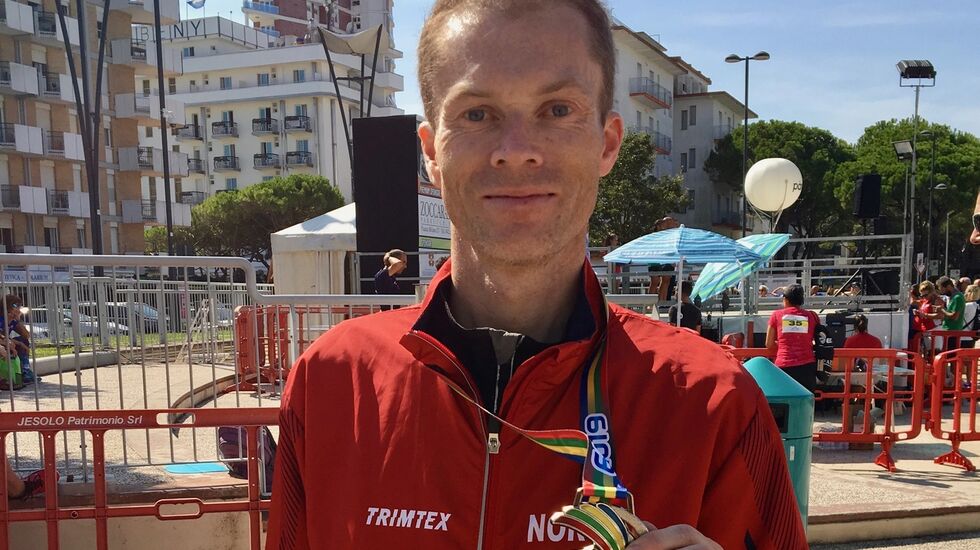 Kristian Nedregård tok både gull- og sølvmedalje i EM for veteraner. Foto: Martin Hauge-Nilsen