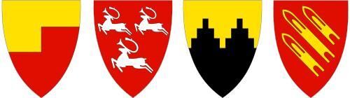 Kommunevåpen fra Porsanger, Nordkapp, Gamvik og Lebesby