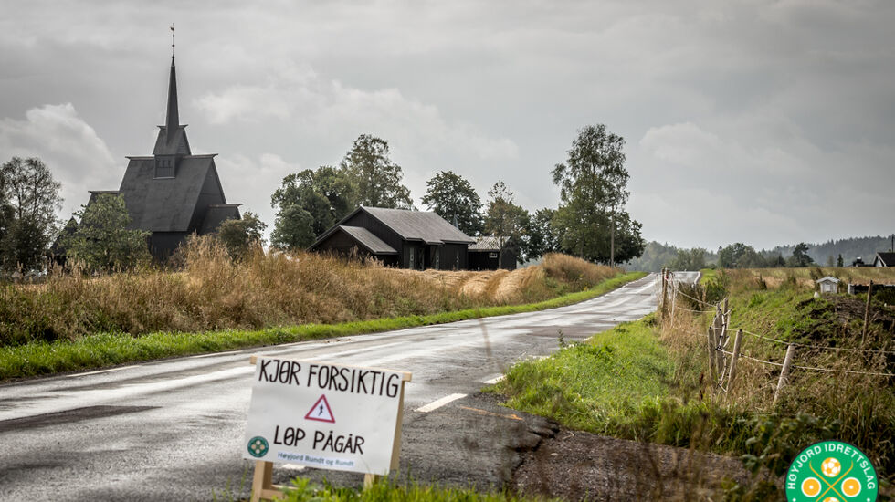 Løp pågår - for første gang i Høyjoird. (Foto: Morten Løvaas)