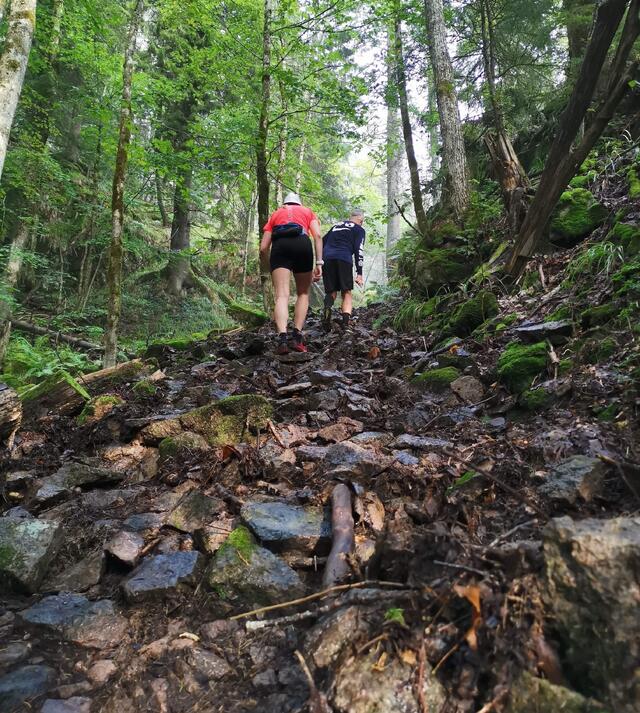 Fra Høyjord Rundt og Rundt i 2019. Et løp som svei litt i beina... (Foto: Ultraløpsdebutant Fredrik M. Zachariassen)