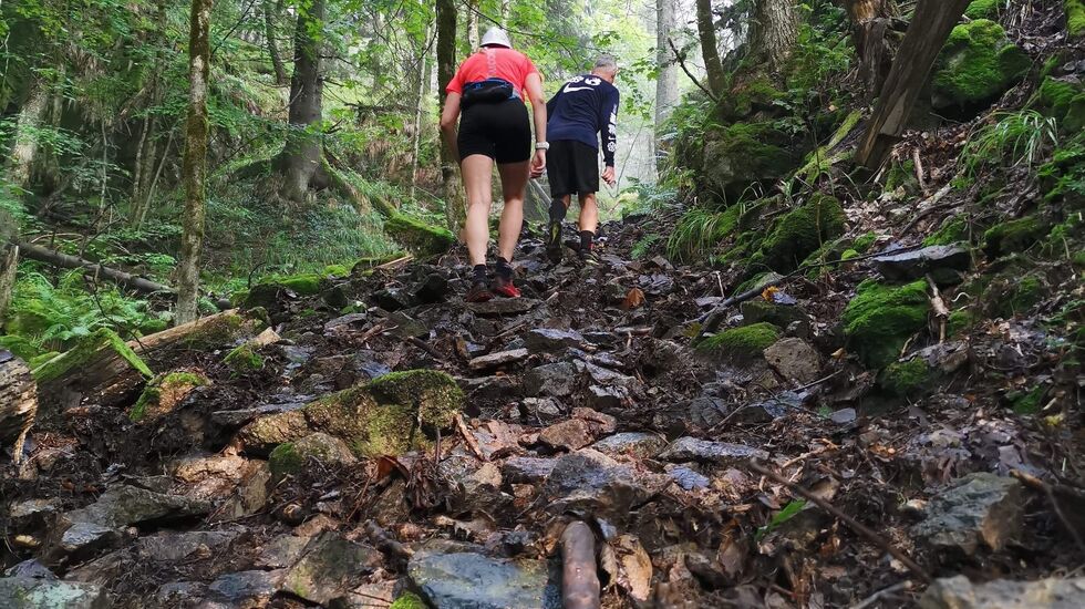 Fra Høyjord Rundt og Rundt i 2019. Et løp som svei litt i beina... (Foto: Ultraløpsdebutant Fredrik M. Zachariassen)