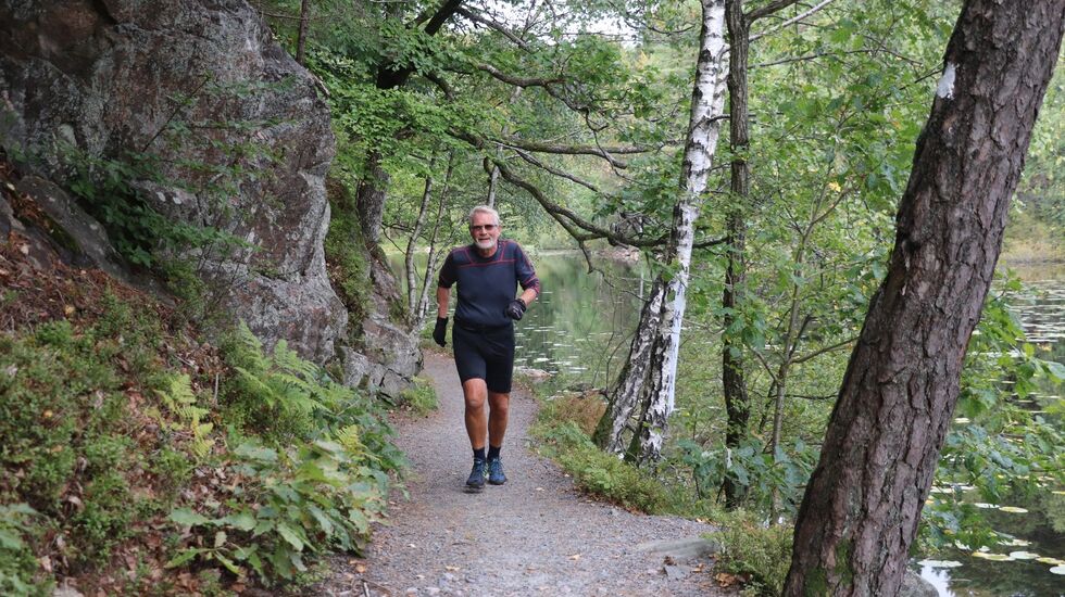 Det var flotte forhold i Tullas løype. (Foto: Enny-Karin Vindheim)
