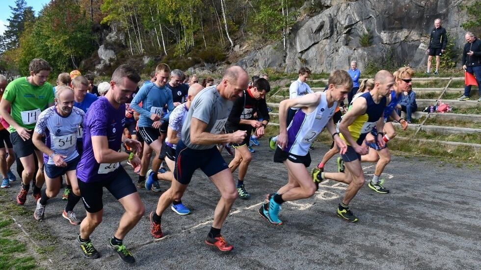 Fra starten i 2018. (Foto: Tvedestrandsposten)