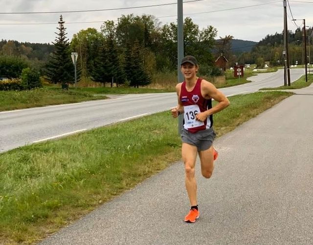 19-åringen Fannar Thor Heiduson manglet 7 sekunder på å sette ny løyperekord i det siste løpet i årets Sport 1 Karusell i Bø. (Arrangørfoto)