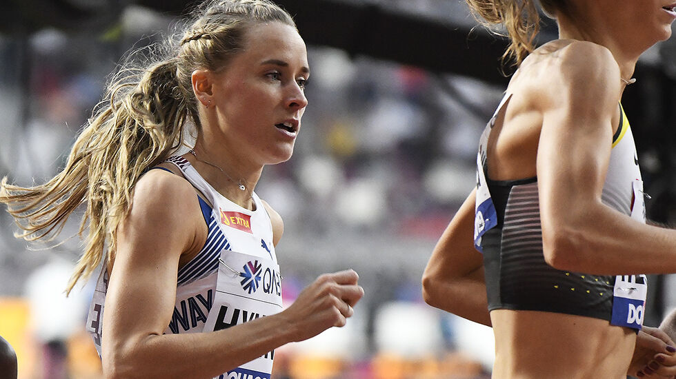 Hedda Hynne gikk lett videre til semifinalen på 800 m. (Foto: Bjørn Johannessen)