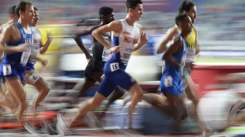 Jakob Ingebrigtsen neste VM-mulighet på bane utendørs blir i Eugene i USA i 2022. (Foto: Bjørn Johannessen)