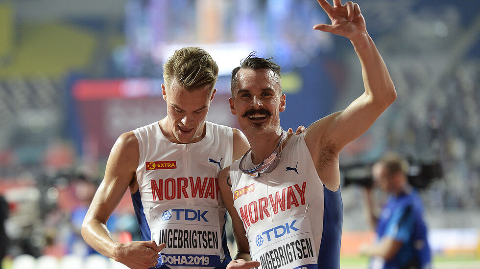 To eller tre blad Ingebrigtsen i finalen - det var det store spørsmålet. Og til slutt fikk Henrik rett. Alle tre er klare. (Foto: Bjørn Johannessen) 