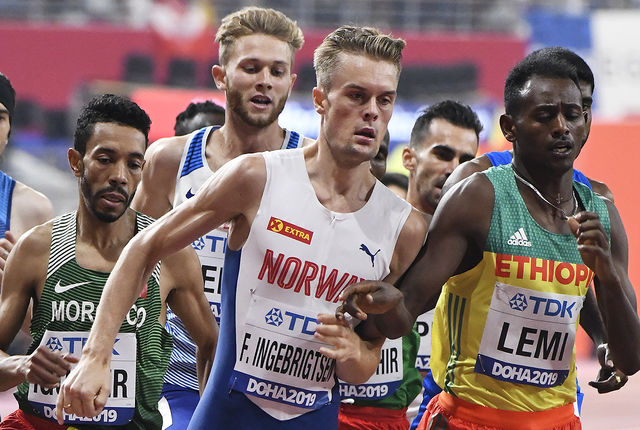 Filip Ingebrigtsen har et stort register og konkurrerer på det meste fra 800 m til 10 km. (Arkivfoto: Bjørn Johannessen)