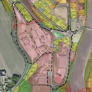 Utsnitt av planområde