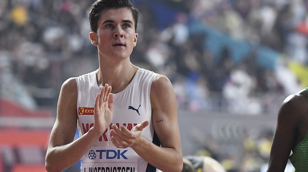 Etter et taktisk løp tok Jakob Ingebrigtsen en ny seier på 1500 m. (Arkivfoto: Bjørn Johannessen)