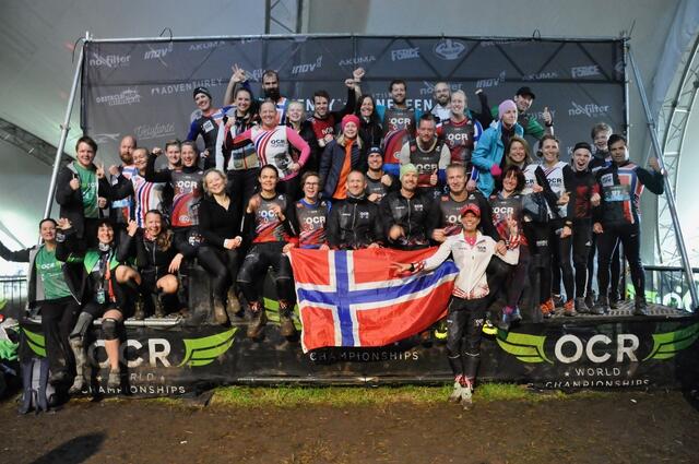 Hinderløp er nå en del av friidrettsforbundet. Bildet er fra VM i OCR i Kelvedon Hatch utenfor London høsten 2019. (Foto: Christine Meklenborg Salvesen)