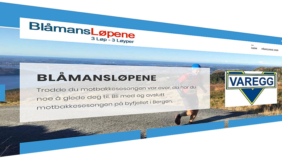 Varegg inviterer til motbakkeløp utover høsten: Blåmansløpene.