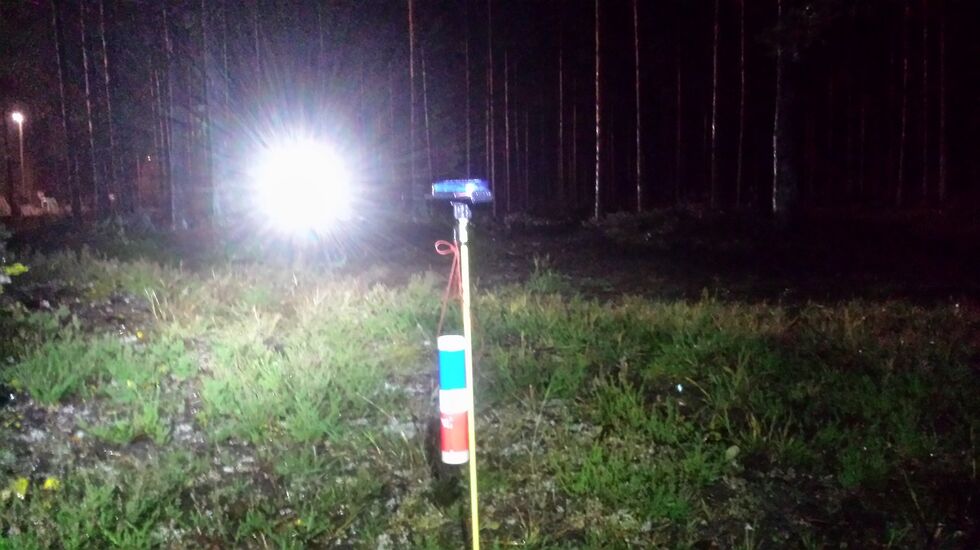 Løper mot målpost. (Foto: Stein Arne Negård)