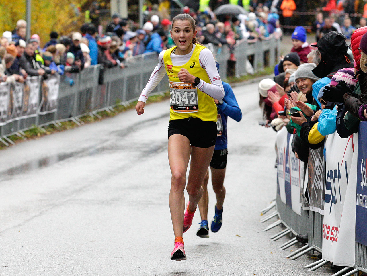 Vinner: Sigrid Jervell Våg vinner kvinneklassen på den sterke tiden 32.52, men det så vi ikke i TV-sendinga. (Foto: Per Inge Østmoen)