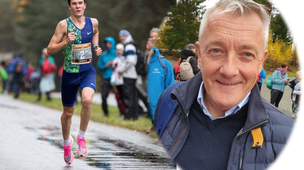 Gjert Ingebrigtsen mener Jakob kunne løpt enda raskere.(Foto: Sylvain Cavatz og Runar Gilberg)