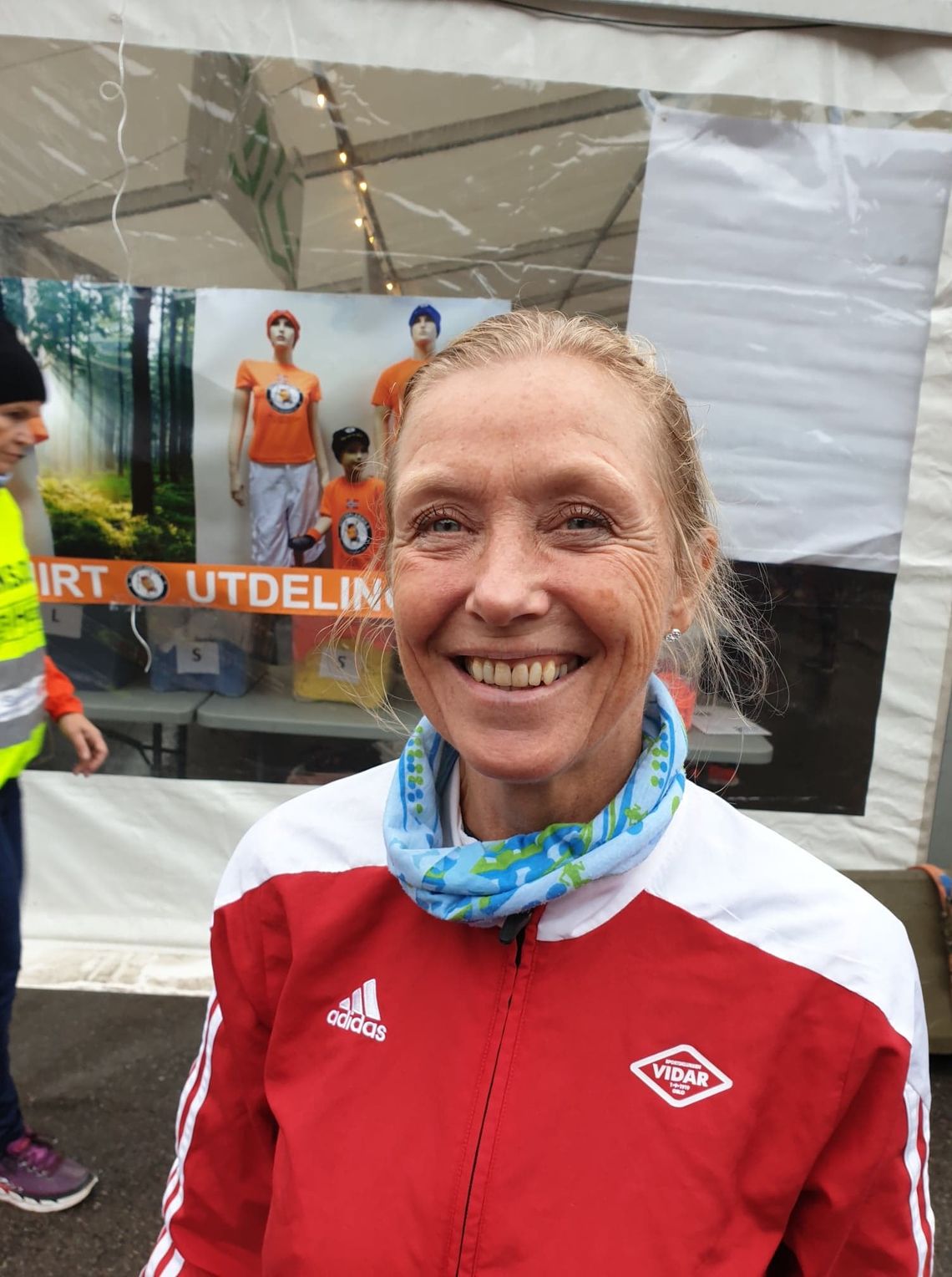 Synnøve Brox topper 5-kilometerslista for veterankvinner. Bildet er fra Hytteplanmila 2019. (Foto: Runar Gilberg)