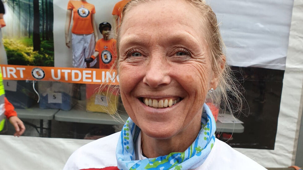 Synøve Brox topper den norske halvmaratonlista for kvinner i 2020 omregnet etter veterantabellen. Bildet er fra Hytteplanmila 2019. (Foto: Runar Gilberg)