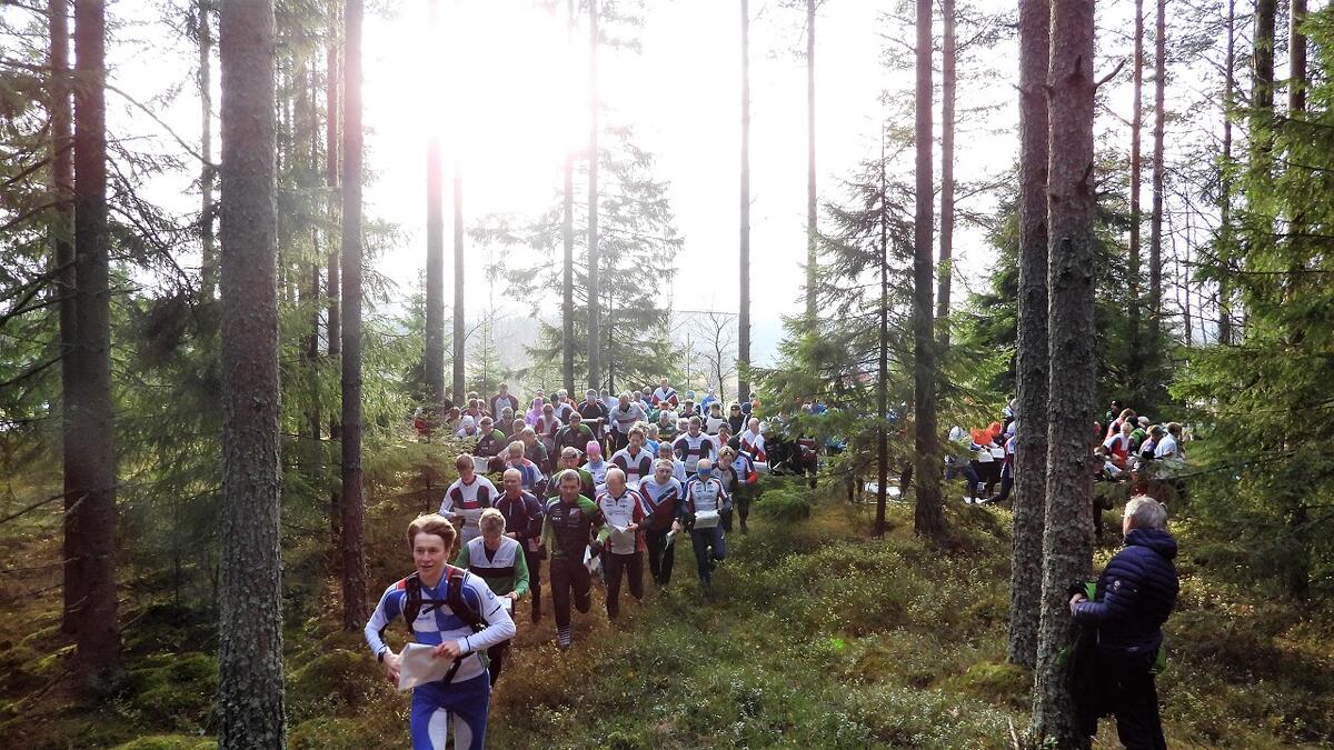 Ut fra starten