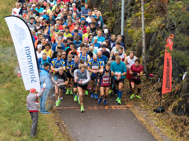 Fra starten på halvmaraton i 2019. (Foto: Sylvain Cavatz)