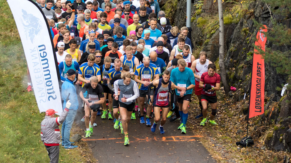 Fra starten på halvmaraton i 2019. (Foto: Sylvain Cavatz)