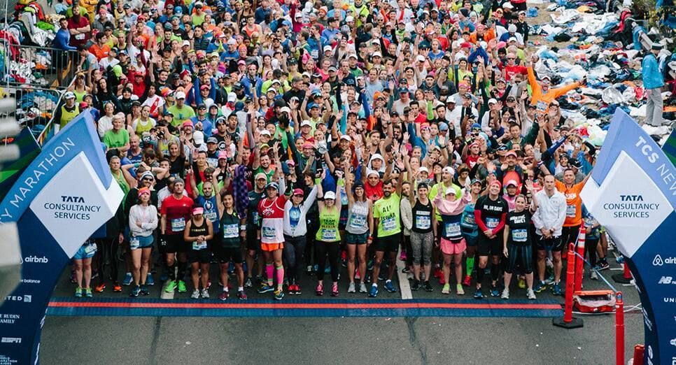 Det er nok mange som gleder seg til igjen å kunne stå på startstreken i New York eller et av de andre store maratonløpa. (Foto: New York Marathon) 