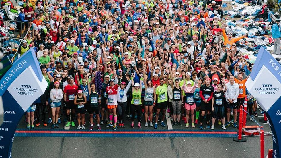 Det er nok mange som gleder seg til igjen å kunne stå på startstreken i New York eller et av de andre store maratonløpa. (Foto: New York Marathon)