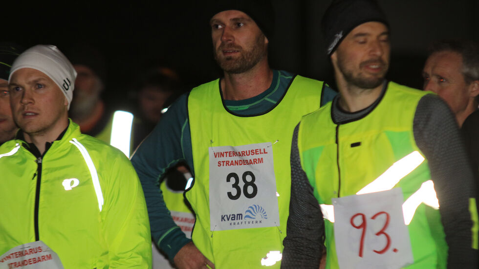 Gudmund Øvsthus klar for start i under fjorårets juleløp
