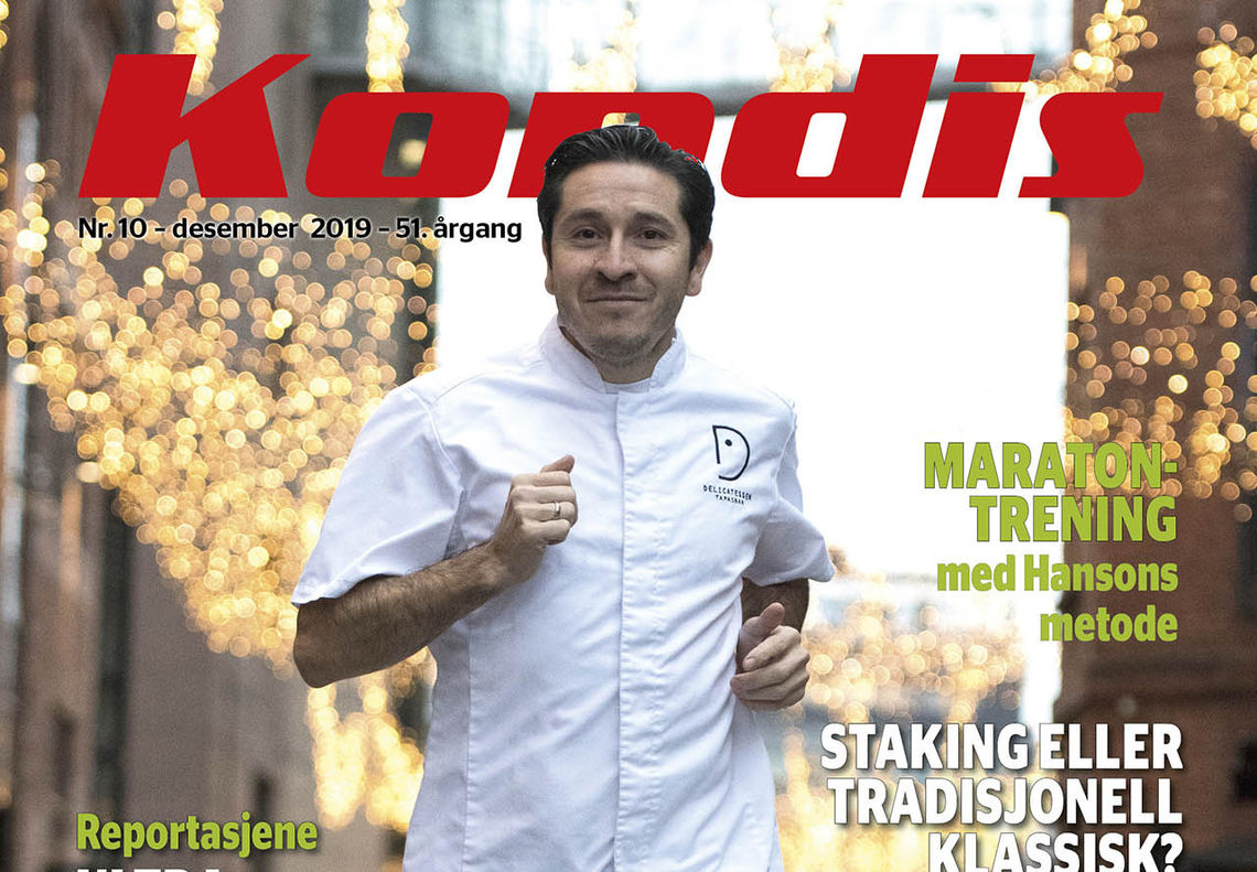 Rodrigo Belda lager god mat og løper maraton i stadig større fart. (Foto: Bjørn Johannessen) 