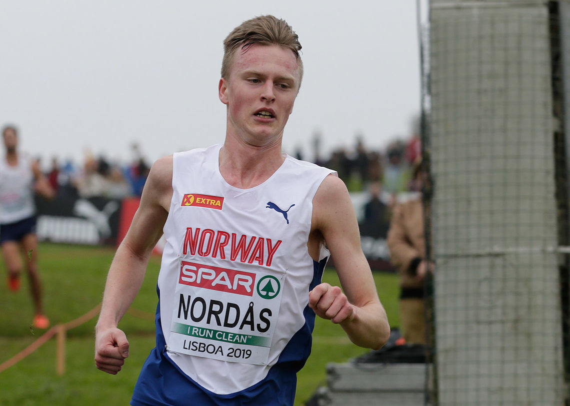 Narve Gilje Nordås ble beste norske U23-løper med 19. plass. (Foto: Per Inge Østmoen)