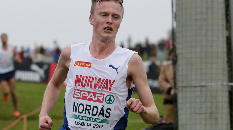Narve Gilje Nordås ble beste norske U23-løper med 19. plass. (Foto: Per Inge Østmoen)