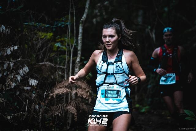 Yngvild Kaspersen var suverent raskeste kvinne i løpet på Tenerife. (Foto: José Miguel Munoz) Yngvild Kaspersen var suverent raskeste kvinne i løpet på Tenerife. (Foto: José Miguel Munoz)