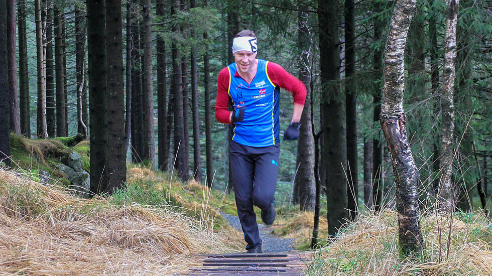 Årets ultraløper Stian Angermund var den som brukte minst tid gjennom løypen. (Foto: arrangør)