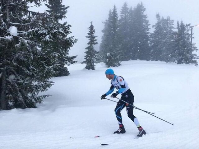 Petter Skinstad, Vind IL skøytet inn til 2. plass i menn senior i Moelvenrennet før han setter kursen til Mellom-Europa og langløp i Visma Ski Classics for Team Coop. (Foto: Team Skinstads facebookside)