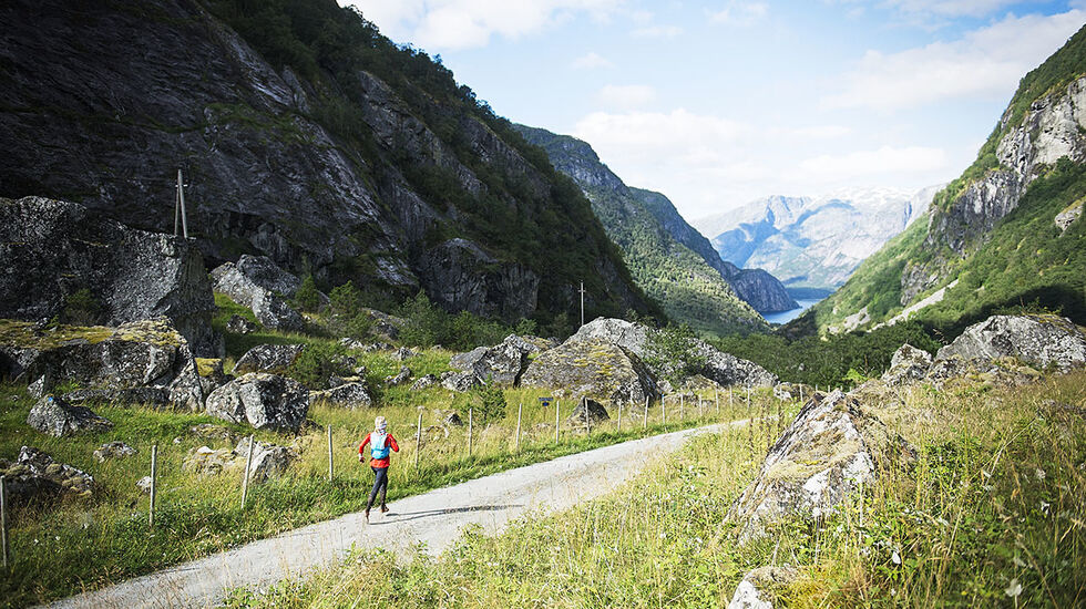 Somme gonger kan lysta til å dra ut steget bli uimotståeleg, enten det er omgivnadene eller dagsforma som inviterer til fart. (Foto: Extreme Eidsfjord)